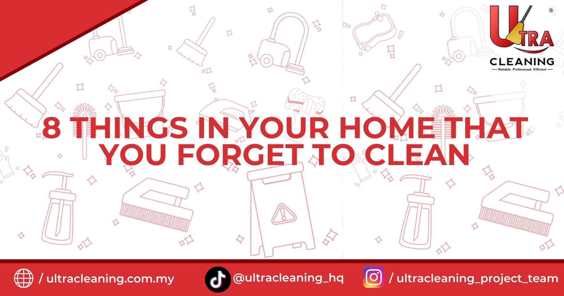 8 Things in Your Home That You Forget to Clean