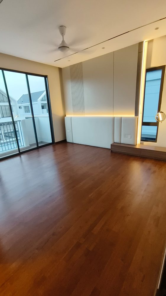 Living hall after post-renovation cleaning by Ultra Cleaning